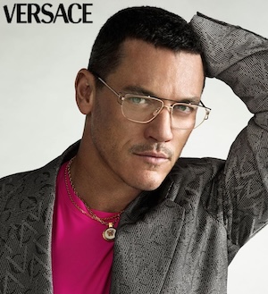 Man Wearing Versace Eyeglasses